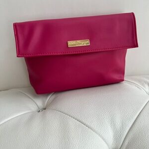 Salvatore Ferragamo Turkish Airlines Business Class Pink/Fuchsia Travel Kit bag